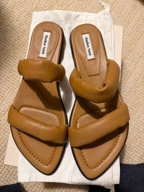 Reike Nen Tan Padded Double-Strap Sandals